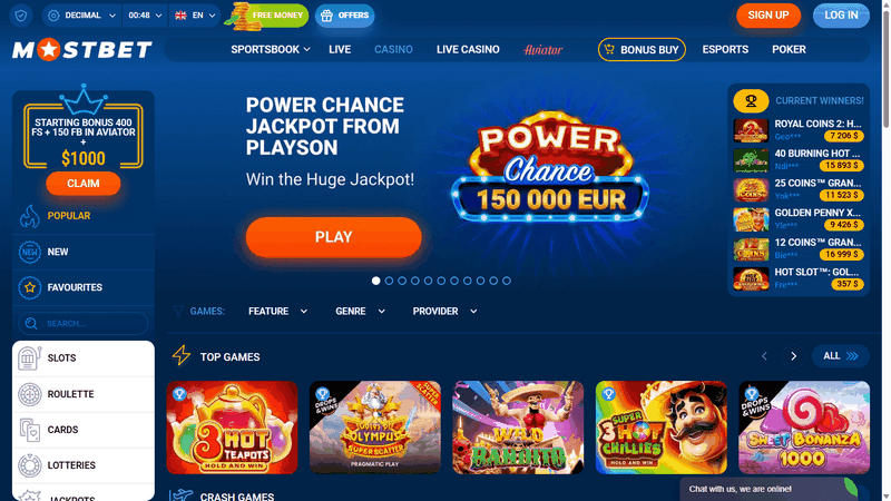 Mostbet Slot maşınlarının qiymətləndirilməsi